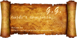 Galát Graciella névjegykártya
